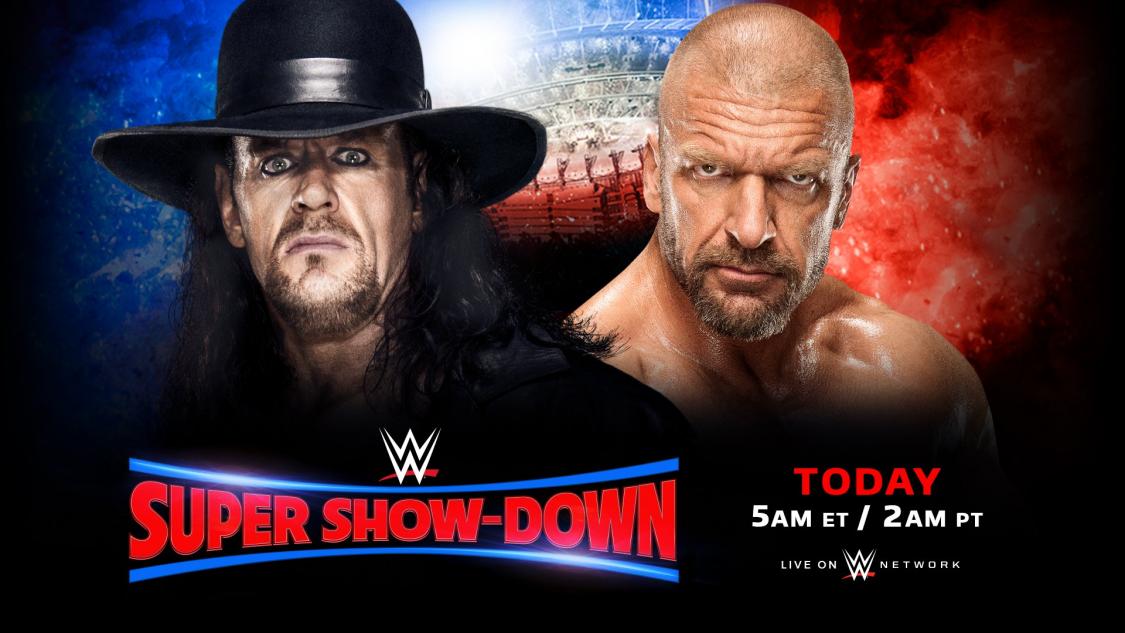 WWE Super Show-Down live results: Triple H vs. The Undertaker