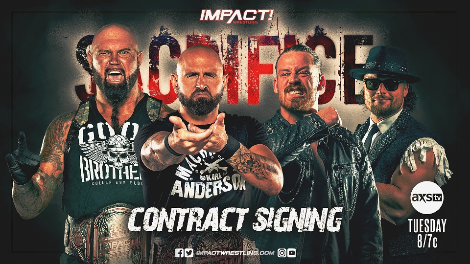 Impact Wrestling live results: Good Brothers-FinJuice contract signing