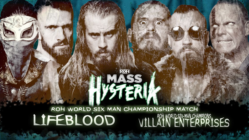 Villain Enterprises to defend Six-Man Tag titles at ROH Mass Hysteria