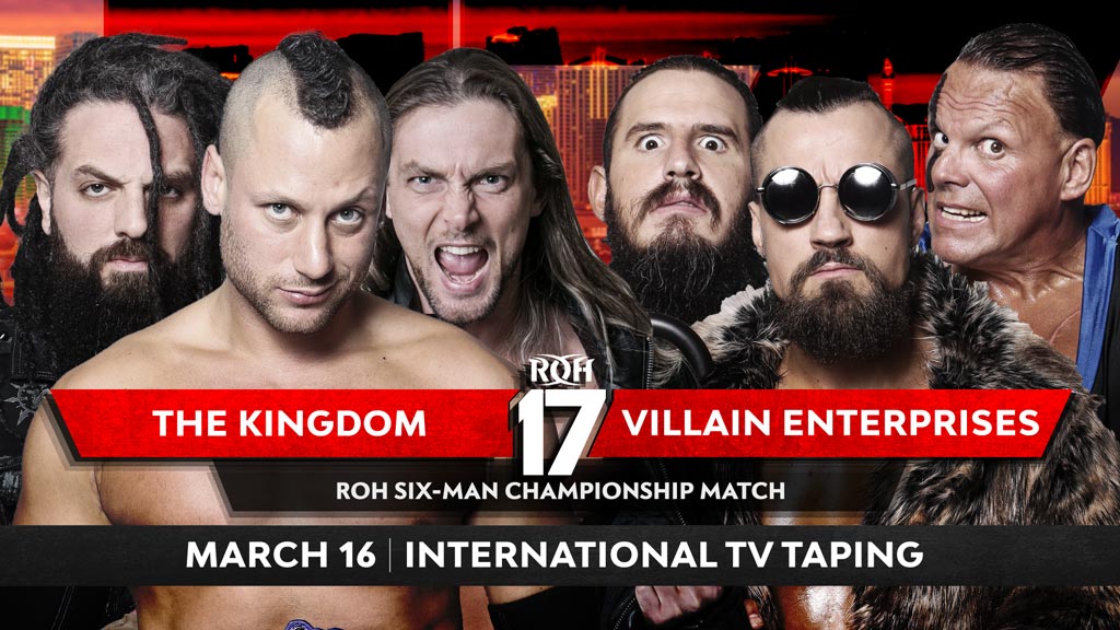 Six-Man Tag Team title match set for ROH TV tapings