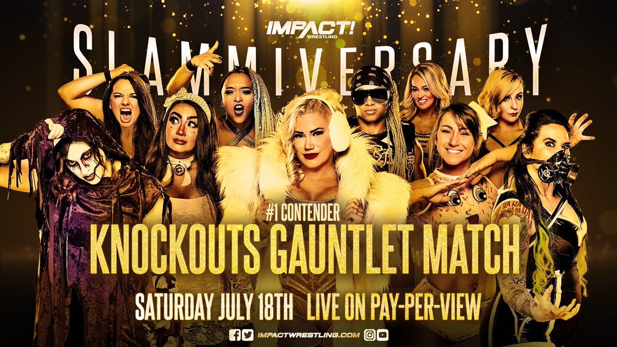Number one contender’s gauntlet match set for Impact Slammiversary