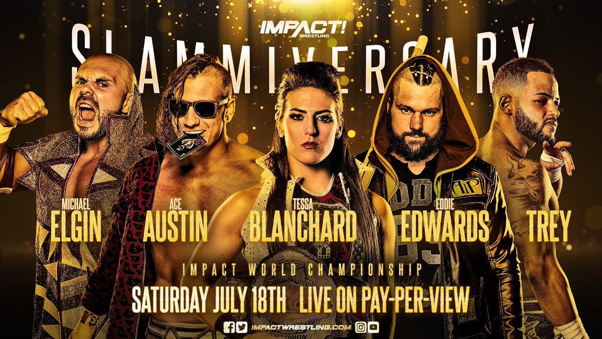 Impact announces five-way World title match for Slammiversary