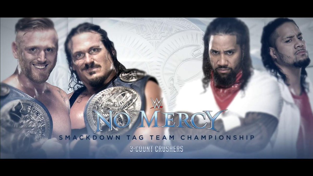 The Usos vs. Heath Slater & Rhyno booked for WWE No Mercy