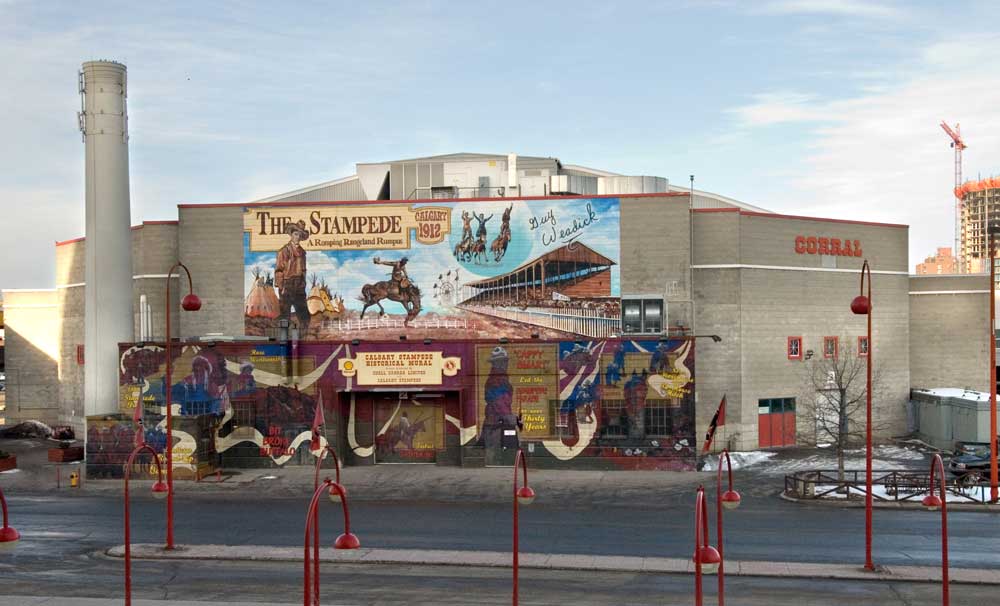 The next wrestling event at Calgary’s Stampede Corral could be its last