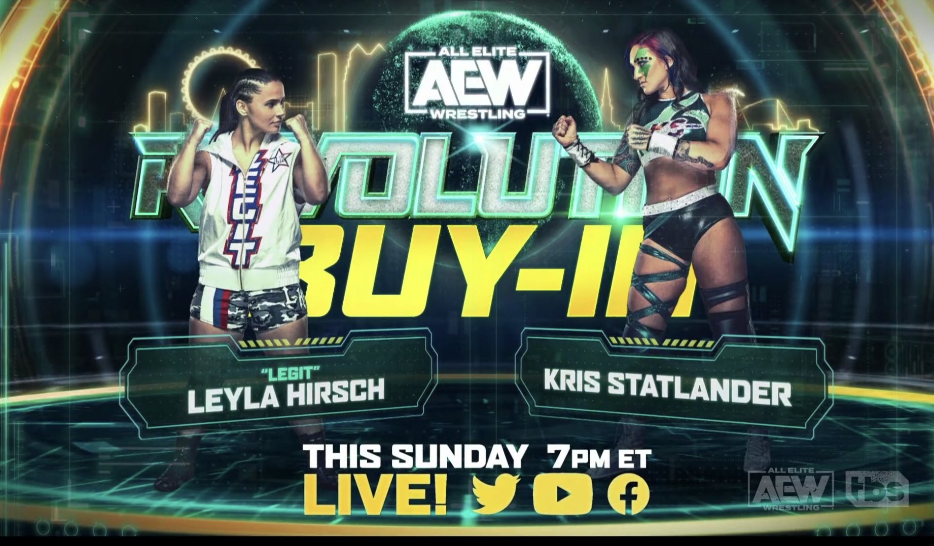 Statlander vs. Hirsch, Hook vs. QT Marshall set for AEW Revolution Buy-In preshow
