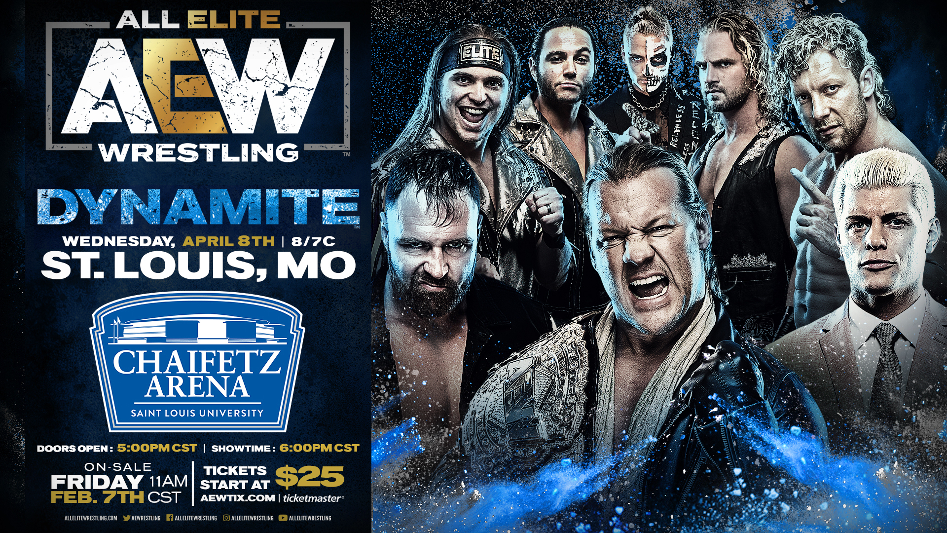AEW relocating April 1 and April 8 Dynamite episodes