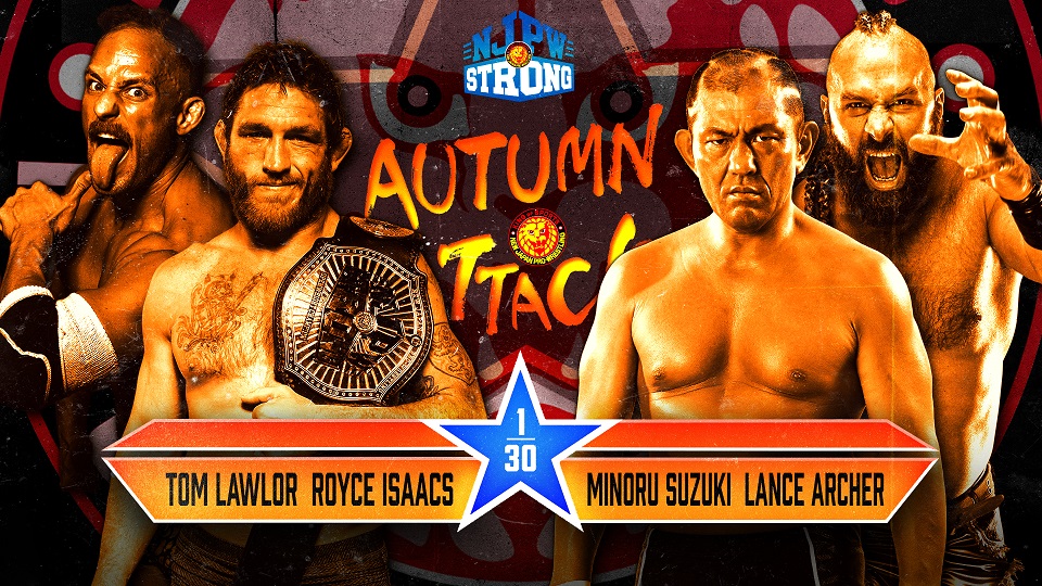 NJPW Strong results: Suzuki & Archer vs. Team Filthy