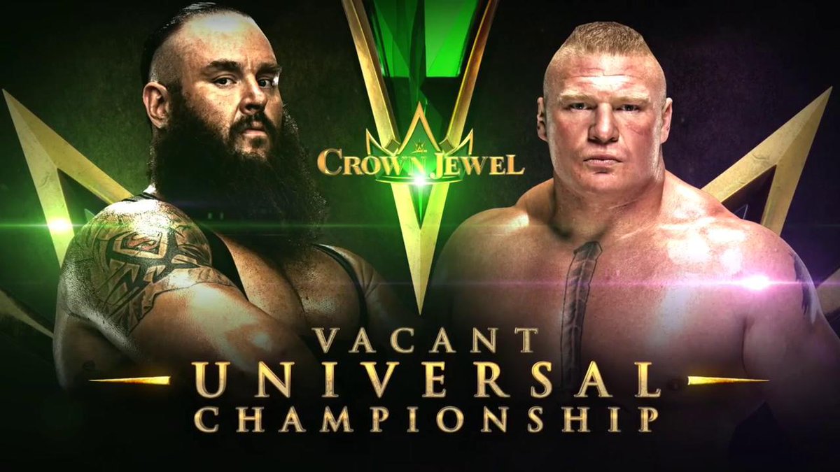 Strowman vs. Lesnar to decide new WWE Universal Champion