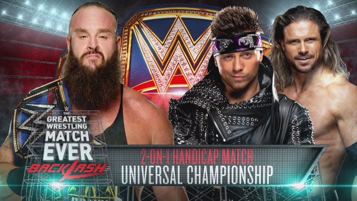 Universal title handicap match announced for WWE Backlash