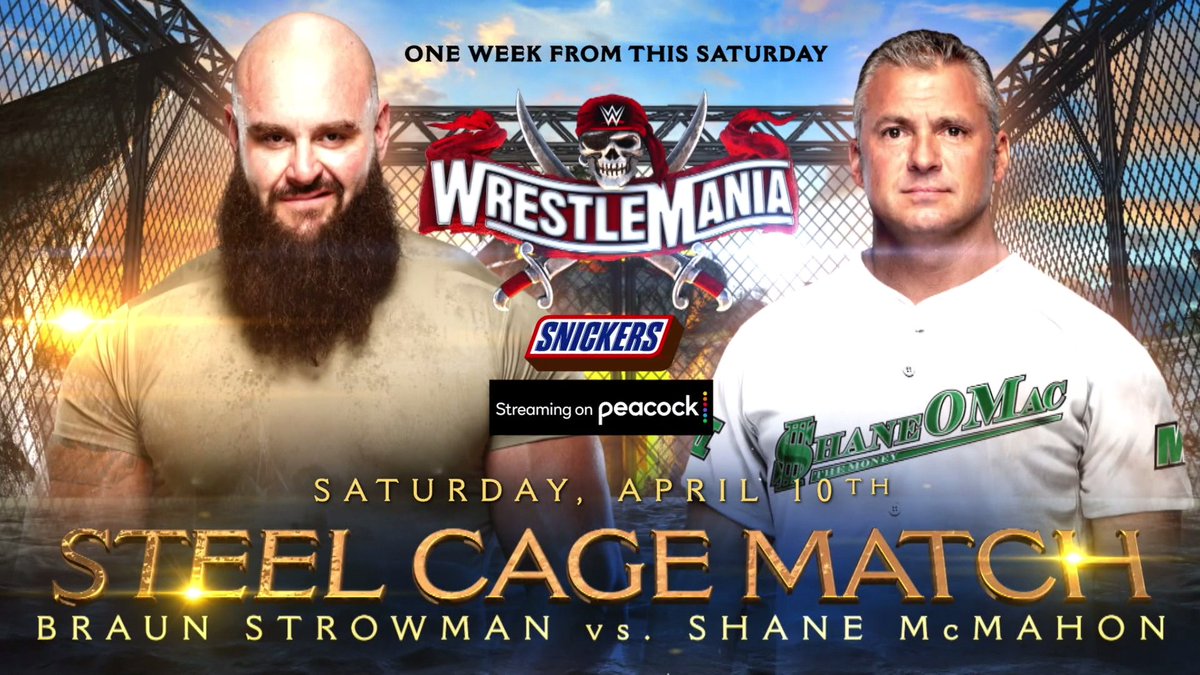 Stipulation set for Strowman vs. Shane at WWE WrestleMania 37
