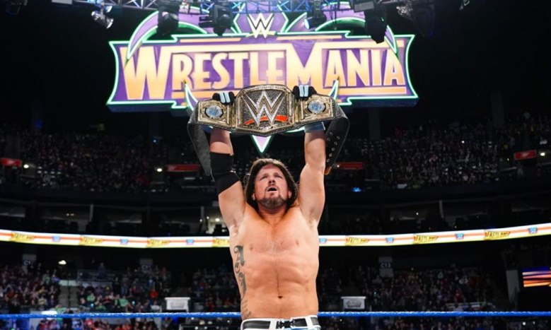 AJ Styles at WrestleMania