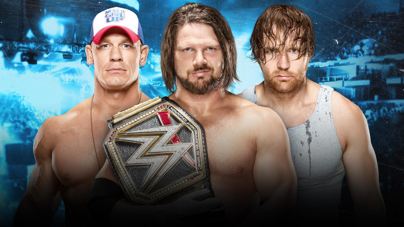WWE No Mercy live results: AJ Styles vs. John Cena vs. Dean Ambrose