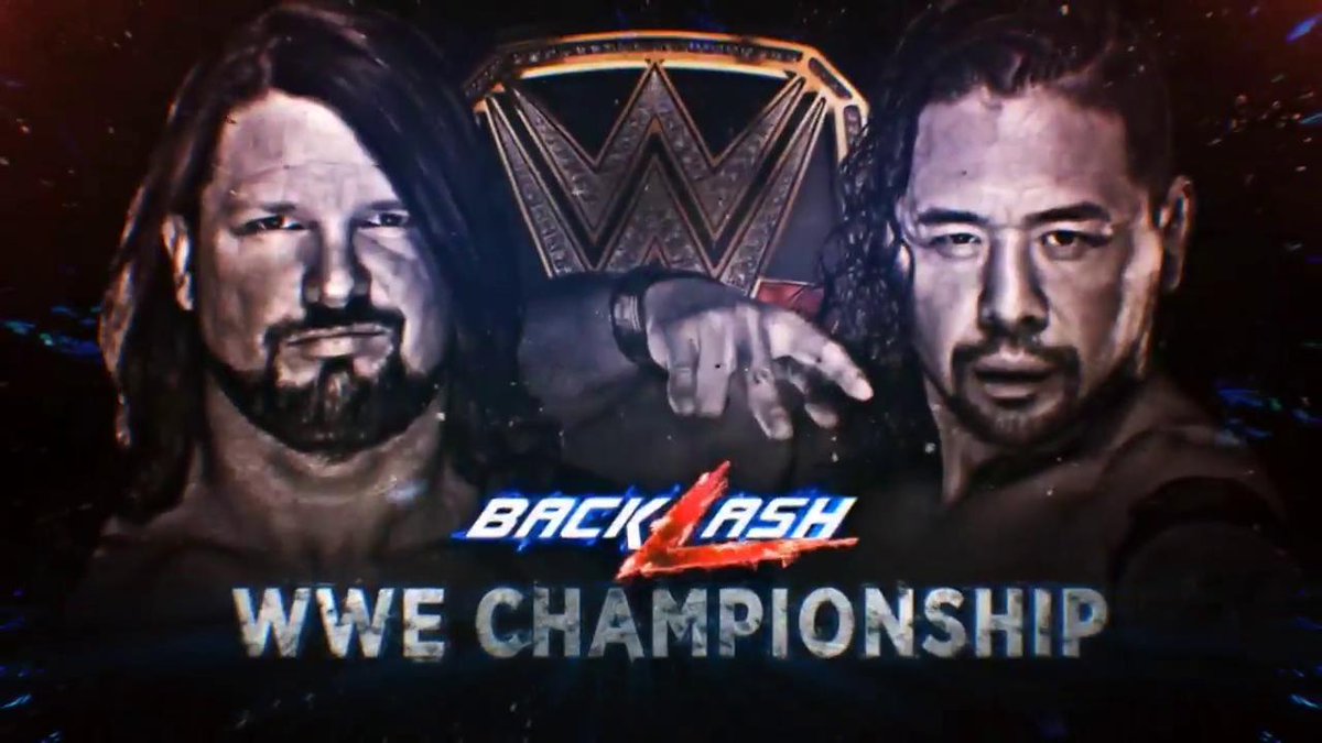 AJ Styles vs. Shinsuke Nakamura set for WWE Backlash