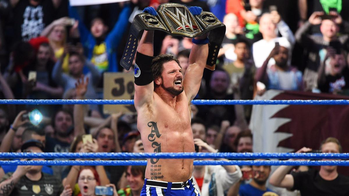 WWE SmackDown video highlights: AJ Styles wins the WWE title