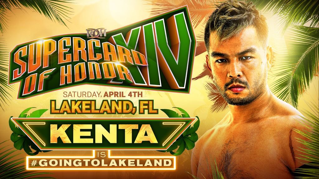 KENTA added to ROH Supercard of Honor XIV