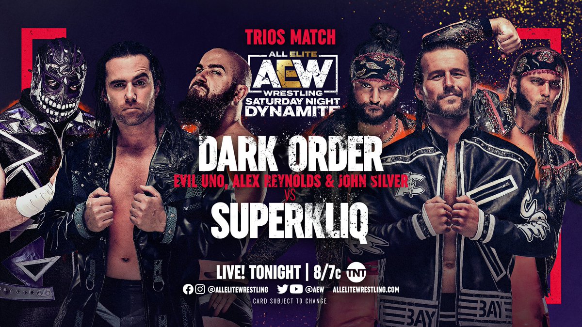 Trios match, Inner Circle reunion announced for AEW Dynamite