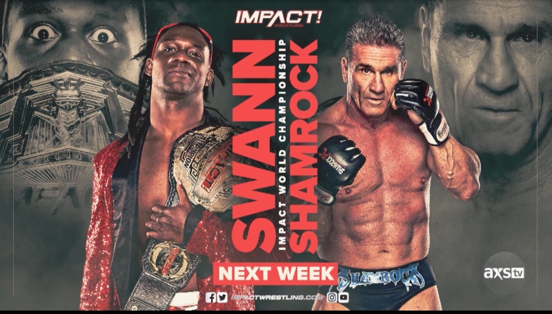 Swann vs. Shamrock Impact World title match set for next week