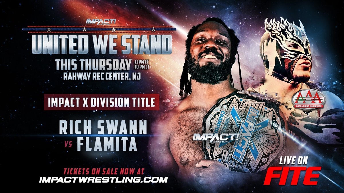 Flamita replacing Yamato at Impact United We Stand