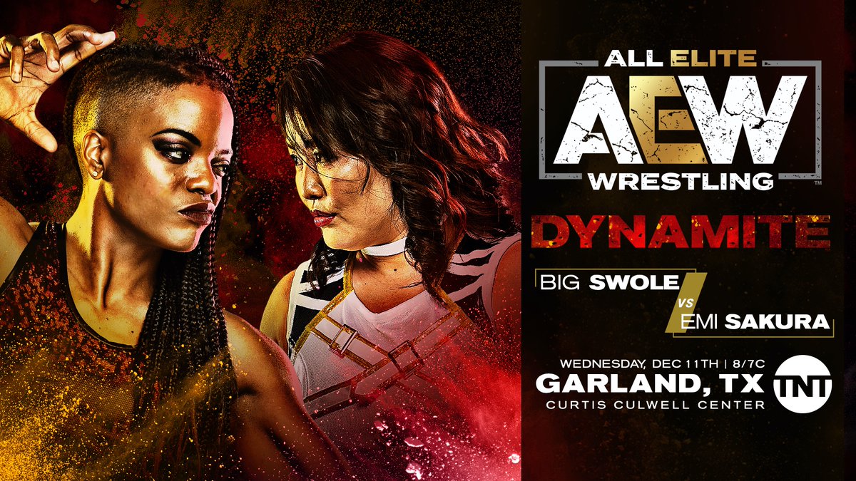 Big Swole vs. Emi Sakura announced for AEW Dynamite