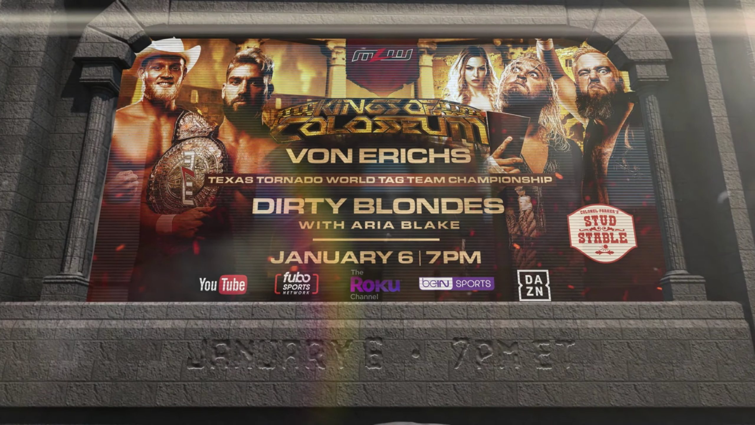 Tag Team title match added to MLW Kings of Colosseum