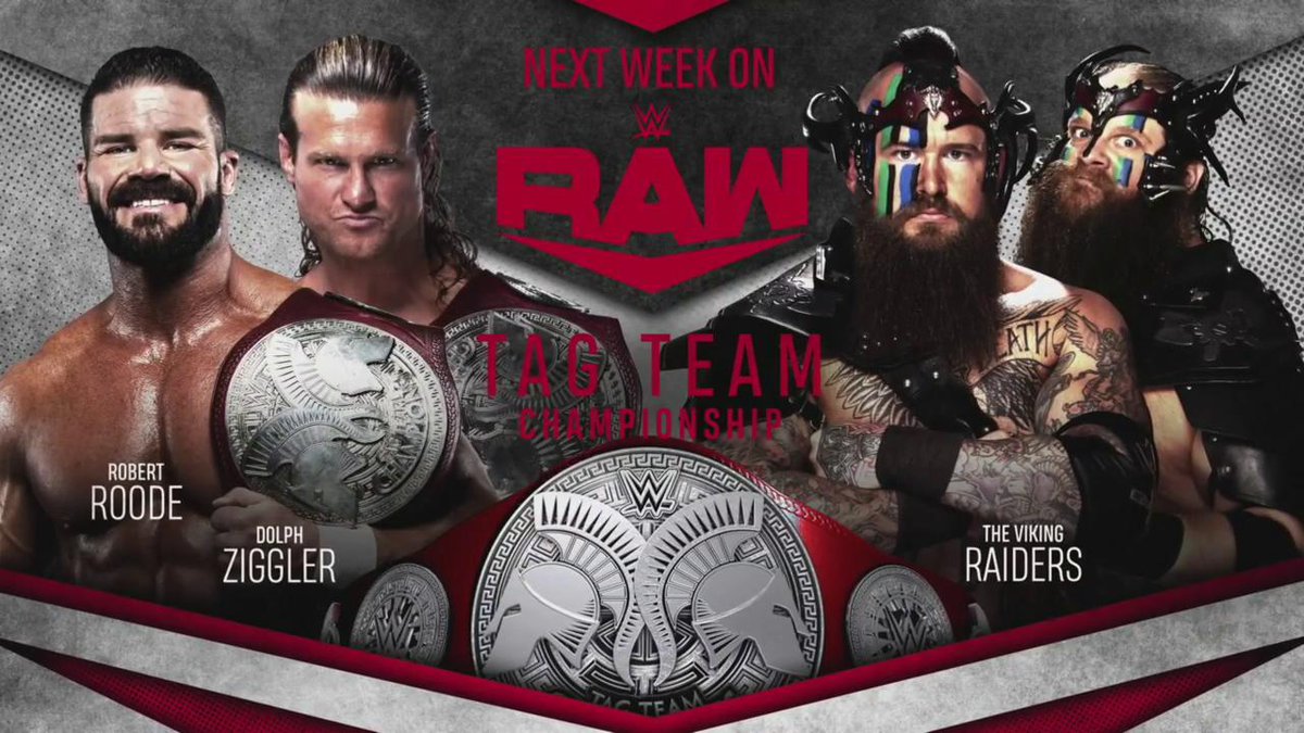 Viking Raiders to challenge for WWE Raw Tag Team titles next week