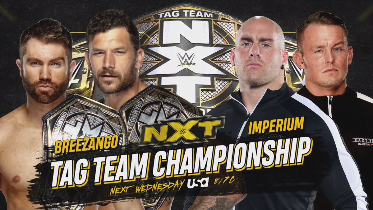 Tag Team title rematch announced for next week’s NXT
