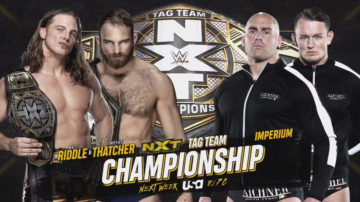 Tag Team title match, Balor vs. Grimes set for next week’s NXT