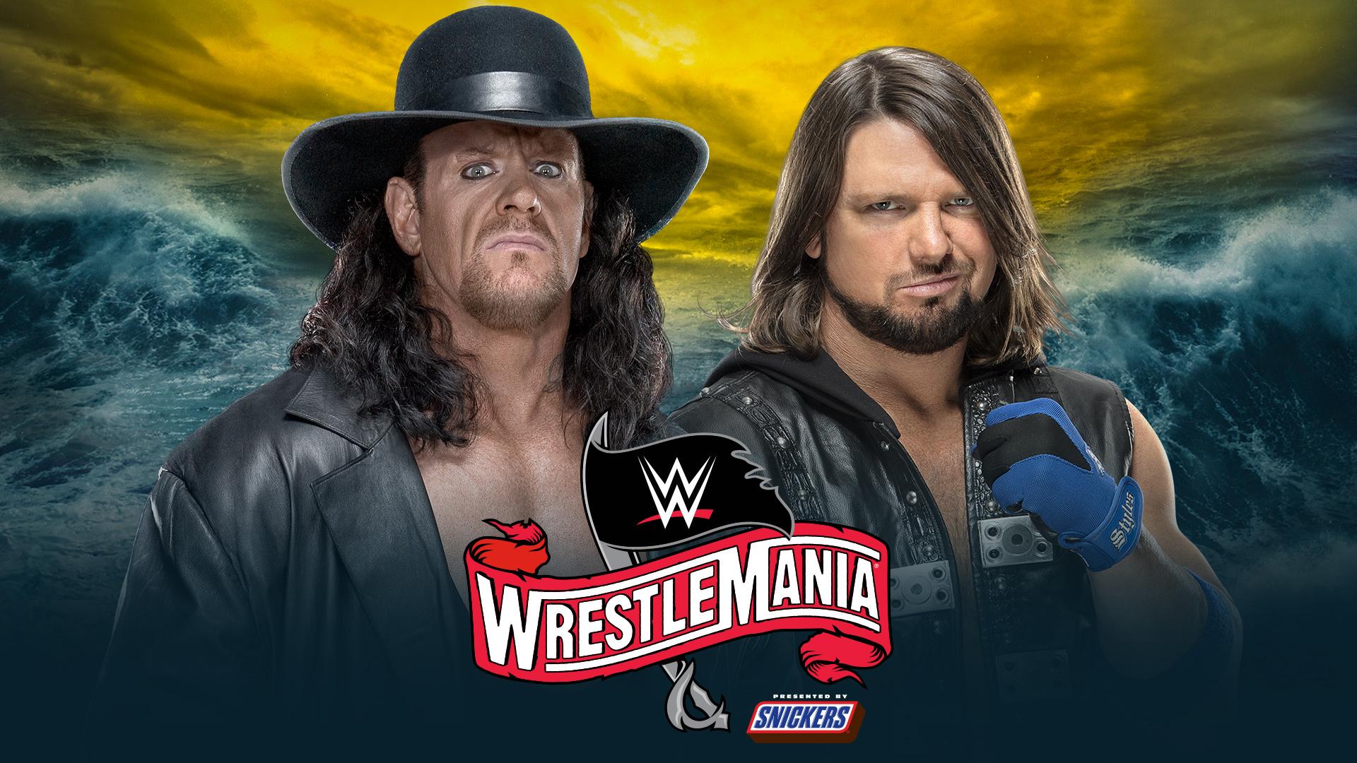 The Undertaker vs. AJ Styles official for WWE WrestleMania 36