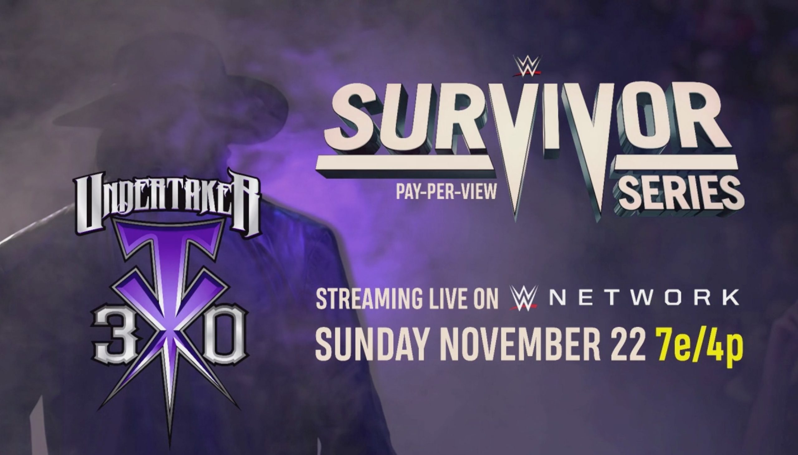 WWE to celebrate 30 years of The Undertaker at Survivor Series