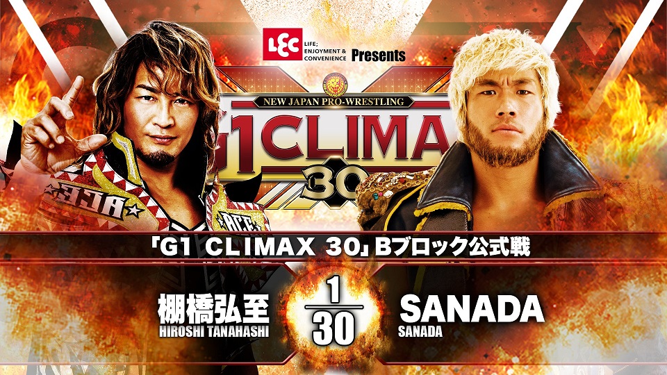 NJPW G1 Climax 30 night 16 results: Tanahashi vs. SANADA