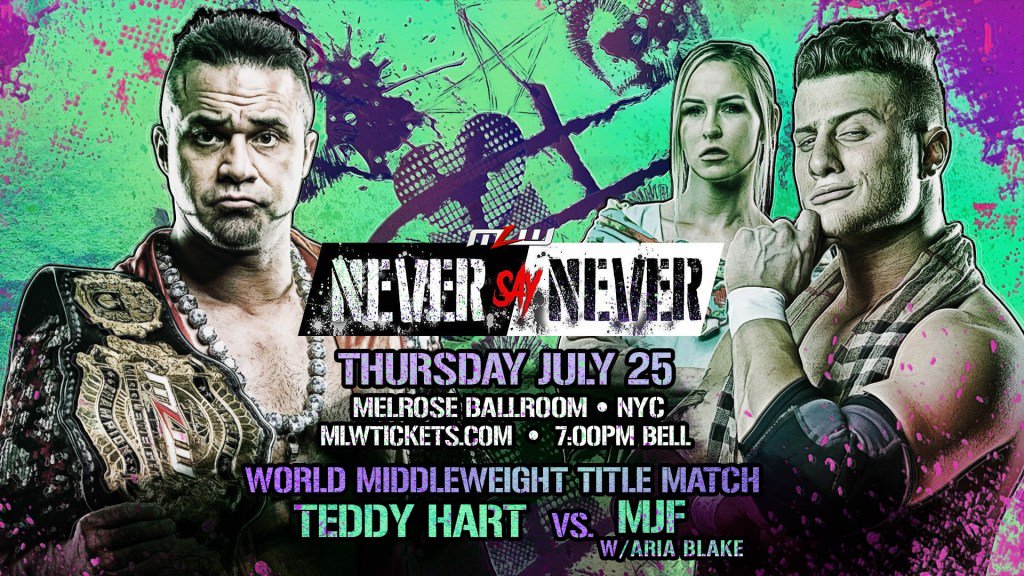 MJF to challenge for Middleweight title at MLW Never Say Never