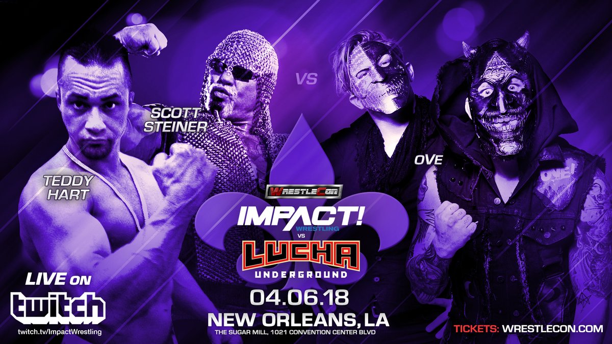 Four matches added to Impact vs. Lucha Underground card