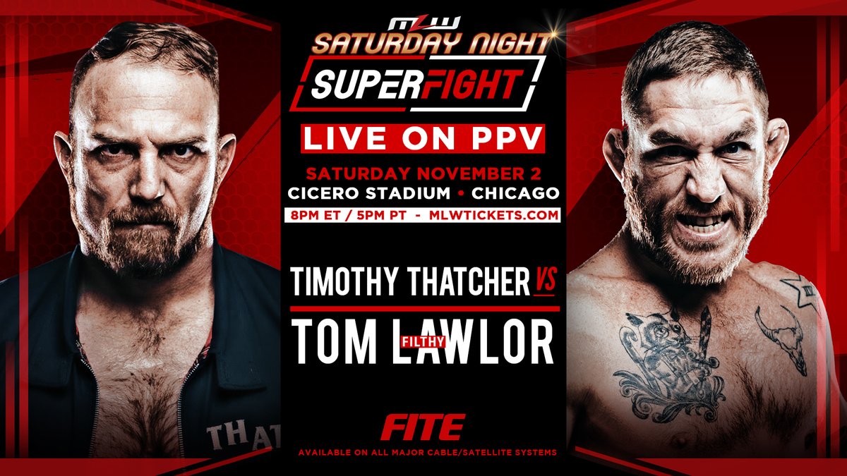 Two matches official for MLW Saturday Night SuperFight PPV
