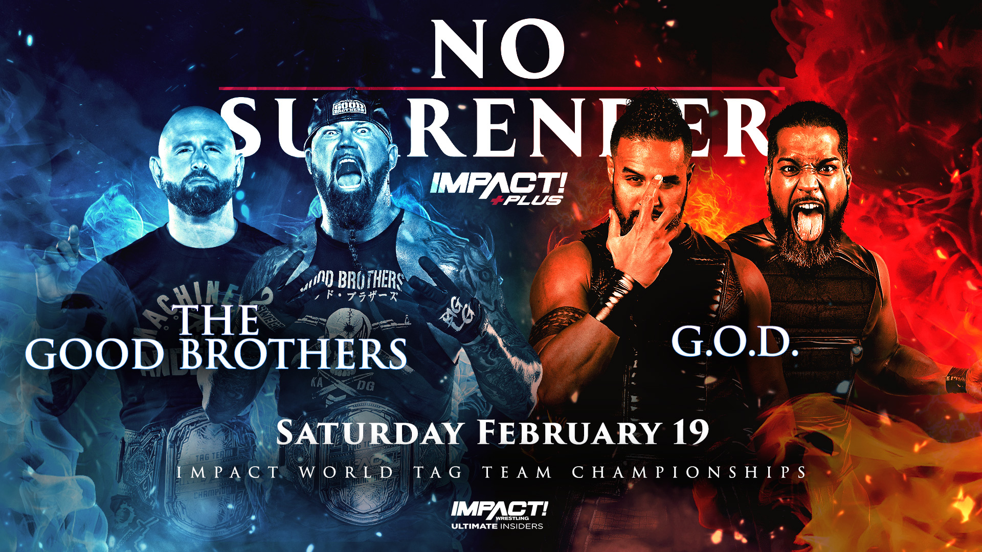 Good Brothers vs. G.O.D., Jay White vs. Eric Young set for Impact No Surrender