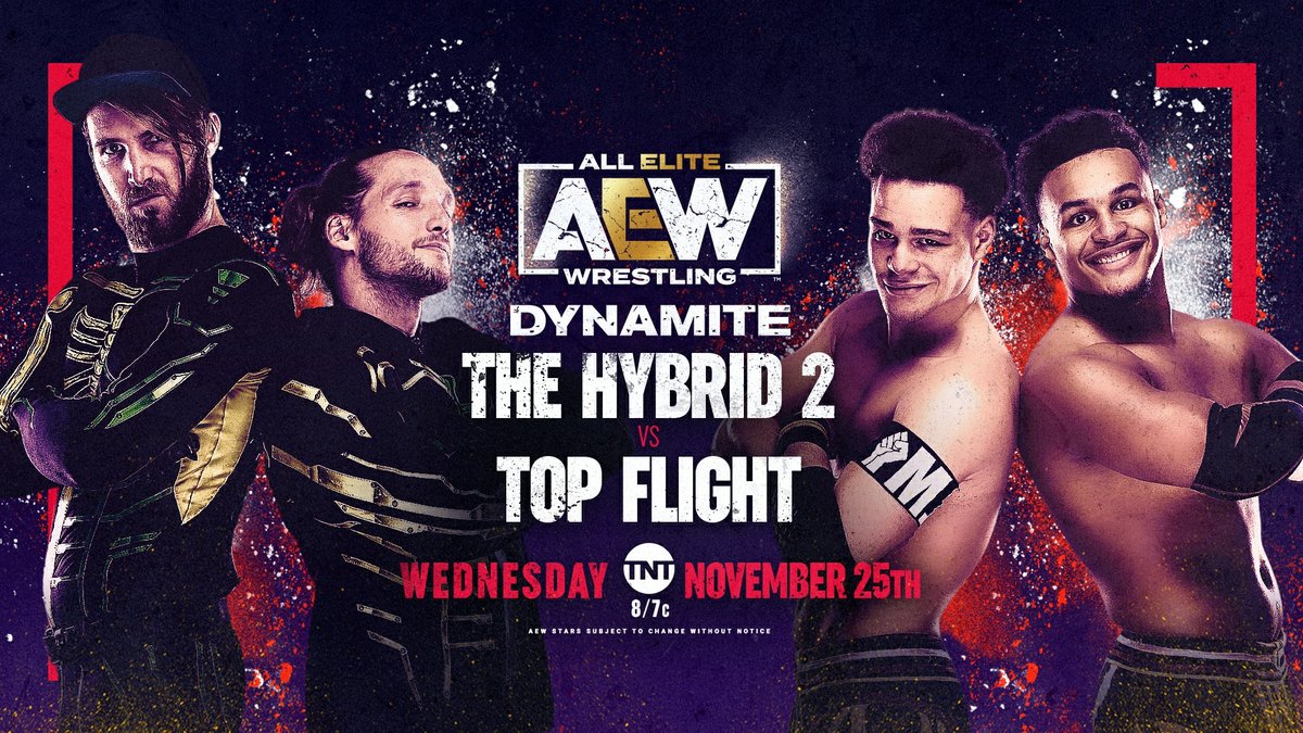 Top Flight vs. The Hybrid 2 set for AEW Dynamite