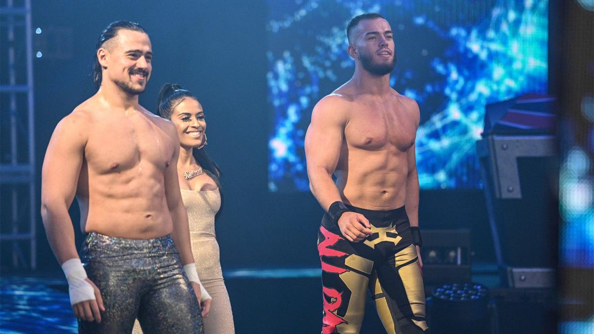 Austin Theory replacing Andrade at WWE WrestleMania 36