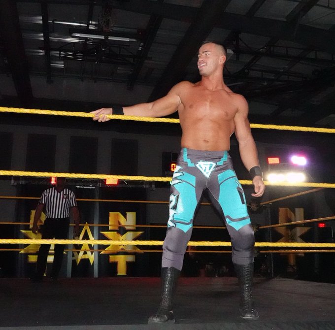 EVOLVE Champion Austin Theory debuts at NXT house show