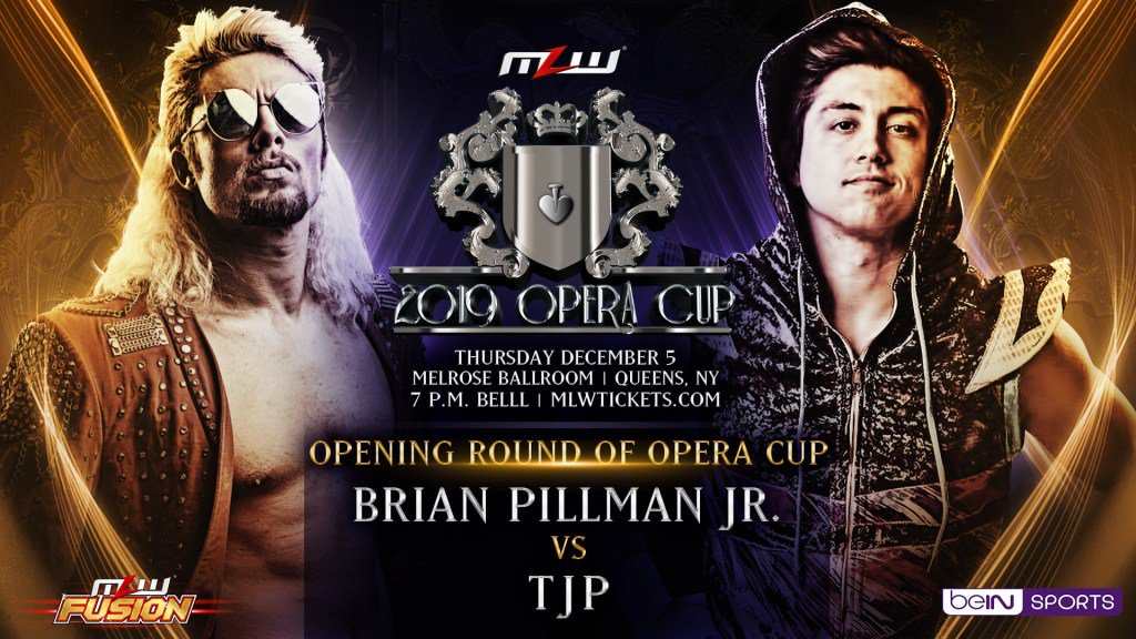 TJP vs. Brian Pillman Jr. set for MLW Opera Cup tournament