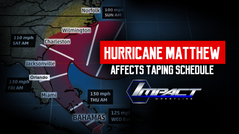 Hurricane Matthew forces TNA to cancel & reschedule TV taping dates