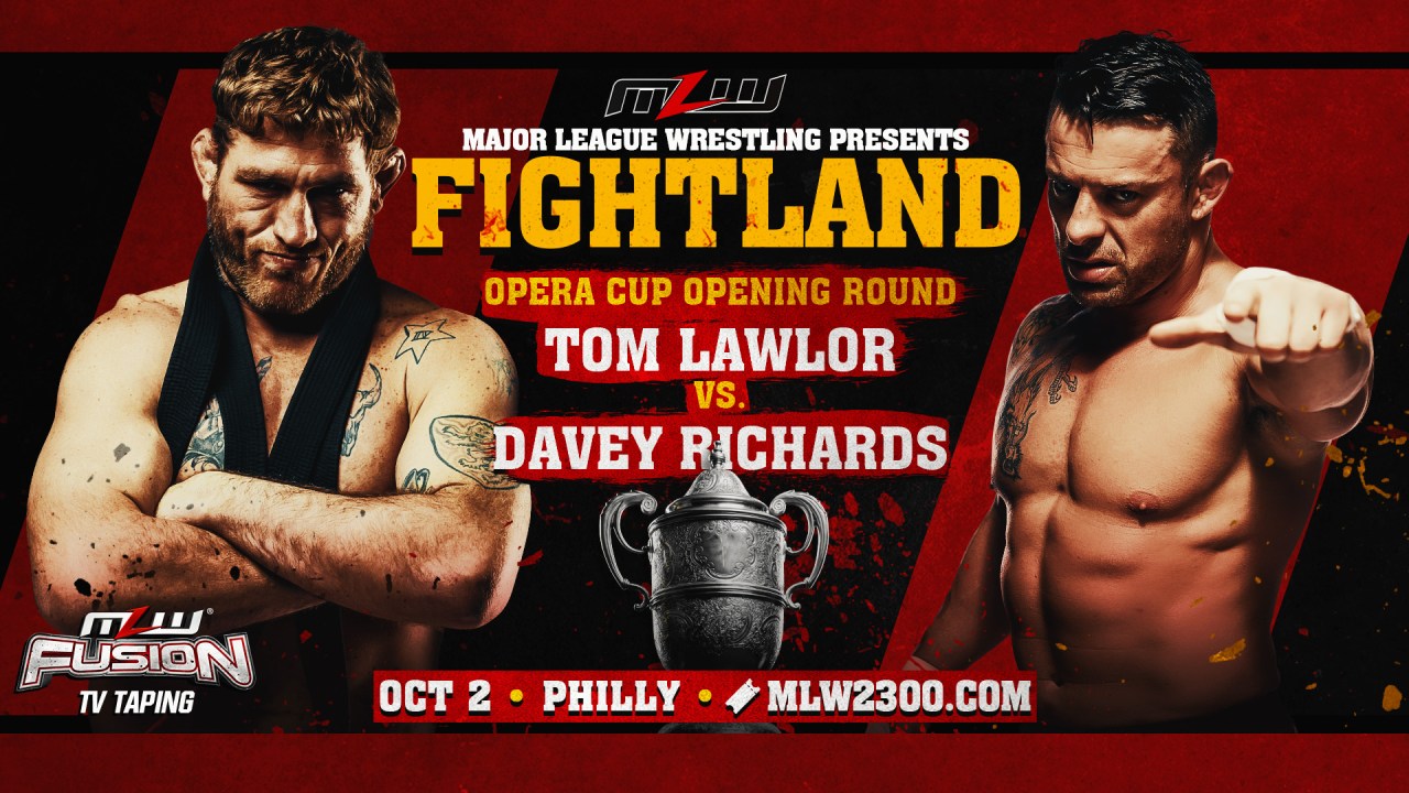 Tom Lawlor vs. Davey Richards set for MLW Opera Cup tournament