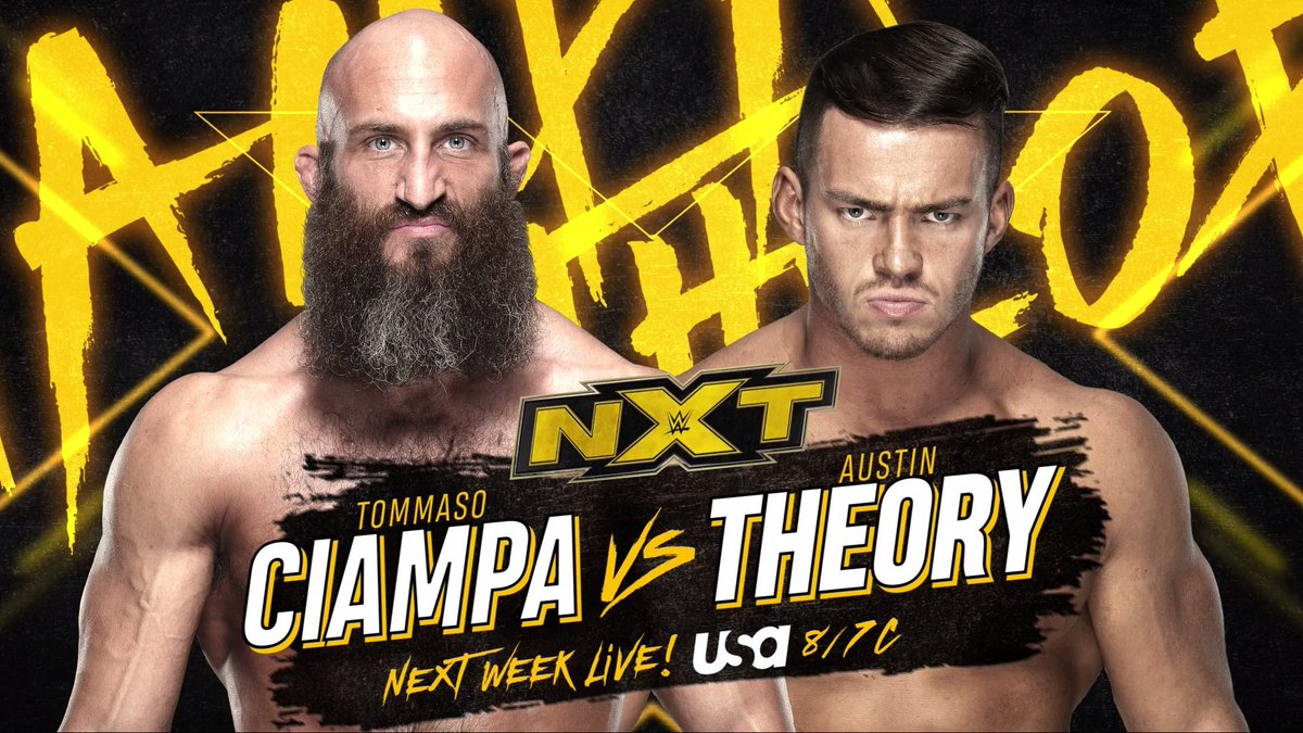 Tommaso Ciampa to face Austin Theory on NXT next week