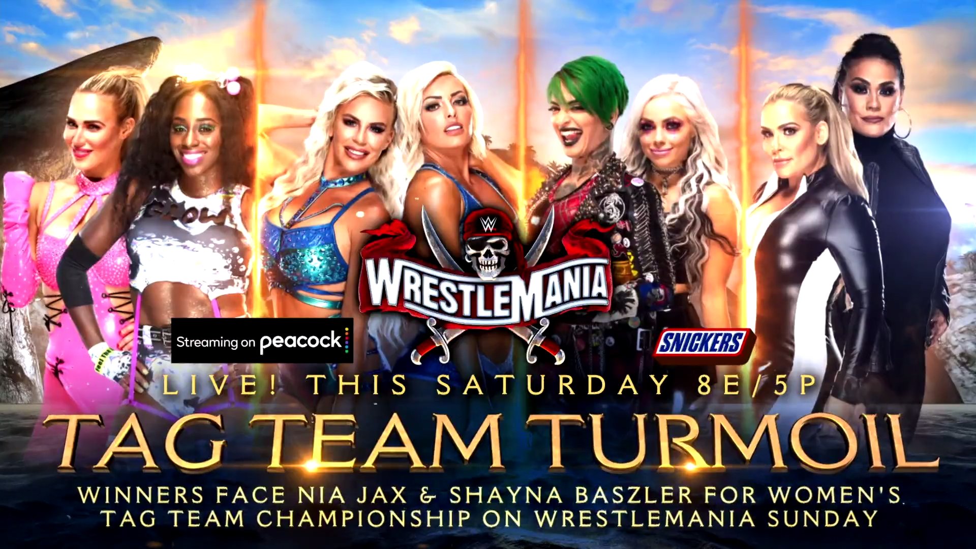 Tag Team Turmoil match added to WWE WrestleMania 37 night one