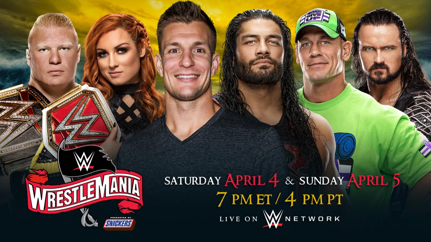 WWE WrestleMania 36 to be two-night event, Gronk set to host