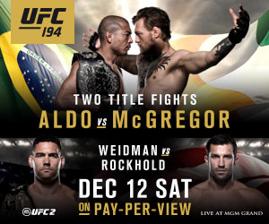 UFC 194 Las Vegas live results: Jose Aldo vs. Conor McGregor, Chris Weidman vs. Luke Rockhold