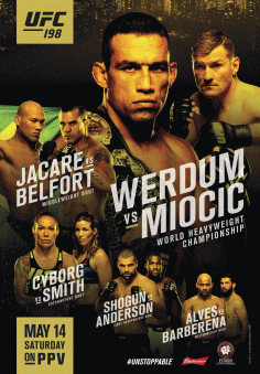 UFC 198 Curitiba live results: Fabricio Werdum vs. Stipe Miocic