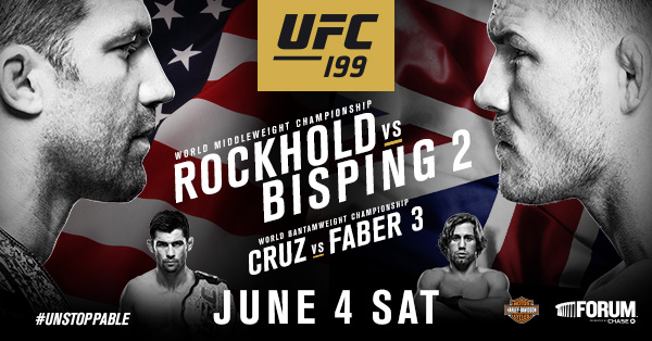 UFC 199 live results: Luke Rockhold vs. Michael Bisping, Dominick Cruz vs. Urijah Faber
