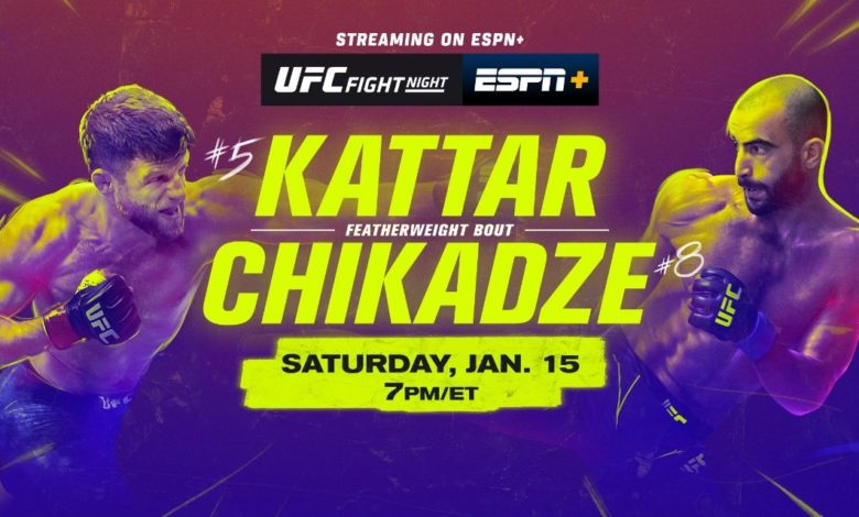 UFC on ESPN 32 live results: Calvin Kattar vs. Giga Chikadze