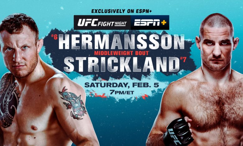 UFC on ESPN+ 58 live results: Jack Hermansson vs. Sean Strickland