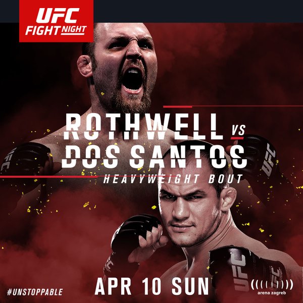 UFC Fight Night 86 Zagreb live results: Ben Rothwell vs. Junior Dos Santos