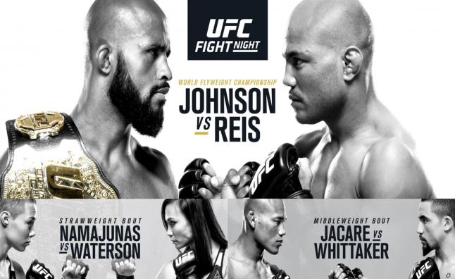 UFC on FOX 24 live results: Demetrious Johnson vs. Wilson Reis